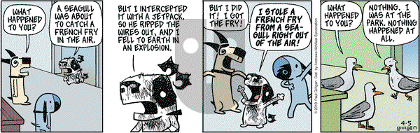 Pooch Cafe on Friday April 5, 2019 Comic Strip