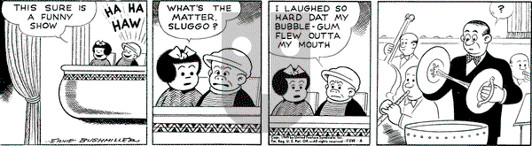 Nancy on Friday February 4, 1949 Comic Strip