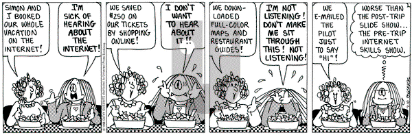 Cathy Classics on Friday July 10, 1998 Comic Strip