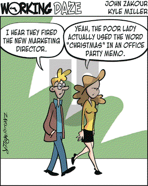 Working Daze - Monday December 4, 2006 Comic Strip