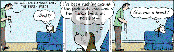 Fred Basset on Friday October 30, 2009 Comic Strip