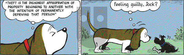 Fred Basset - Monday December 14, 2009 Comic Strip