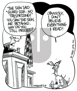 Reality Check on Thursday November 4, 1999 Comic Strip