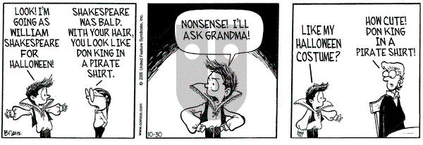 Grand Avenue on Monday October 30, 2006 Comic Strip