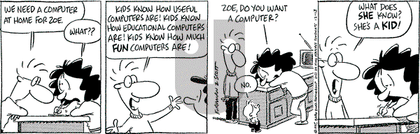 Baby Blues on Wednesday December 13, 1995 Comic Strip