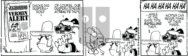 Over the Hedge on Friday March 9, 2001 Comic Strip