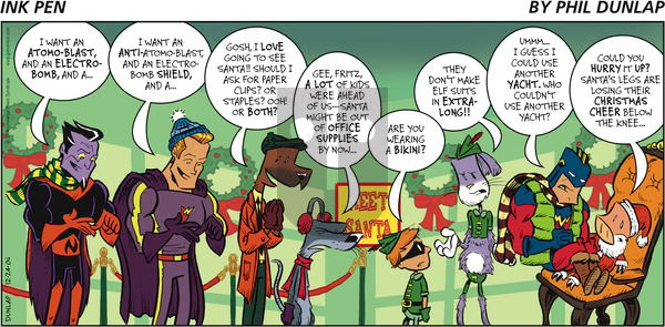 Ink Pen on Sunday December 24, 2006 Comic Strip