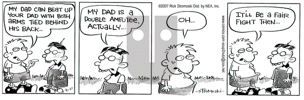 Soup to Nutz - Old on Friday September 21, 2007 Comic Strip