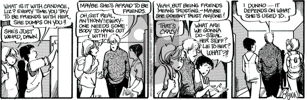For Better or For Worse on Wednesday January 31, 1996 Comic Strip