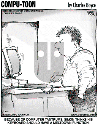 Compu-toon on Friday April 11, 2008 Comic Strip