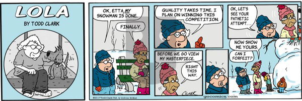 Lola on Sunday February 26, 2017 Comic Strip