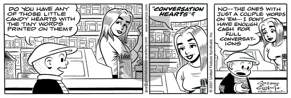 Nancy on Tuesday February 13, 2007 Comic Strip