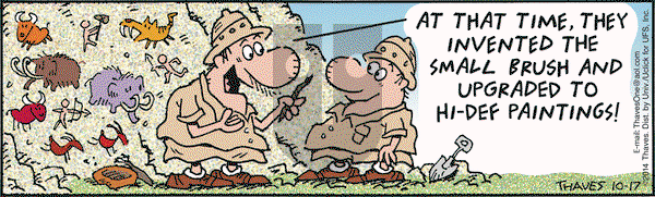 Frank and Ernest on Friday October 17, 2014 Comic Strip