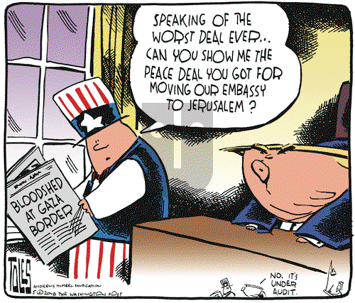 Tom Toles on Tuesday May 15, 2018 Comic Strip