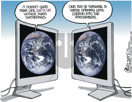 Stuart Carlson on Wednesday April 22, 2020 Comic Strip