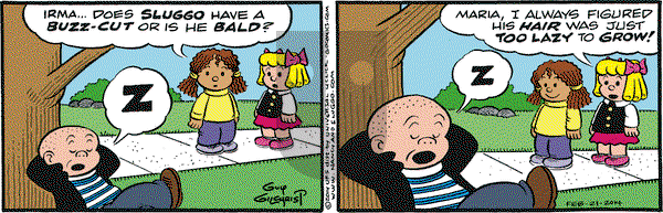 Nancy on Friday February 21, 2014 Comic Strip
