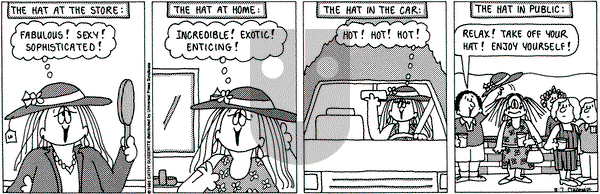 Cathy Classics on Saturday August 7, 1993 Comic Strip