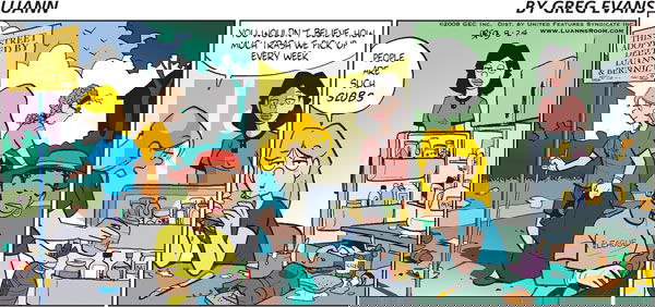 Luann on Sunday August 24, 2008 Comic Strip