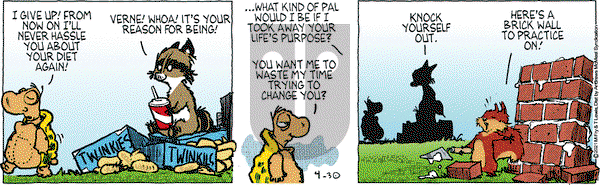 Over the Hedge on Friday April 30, 2021 Comic Strip