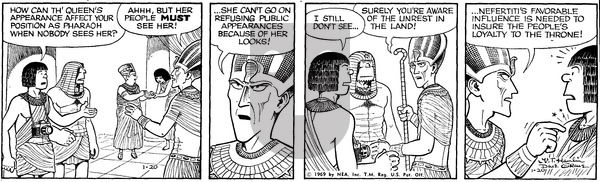 Alley Oop on Monday January 20, 1969 Comic Strip