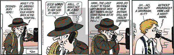 Doonesbury on Wednesday October 9, 2019 Comic Strip
