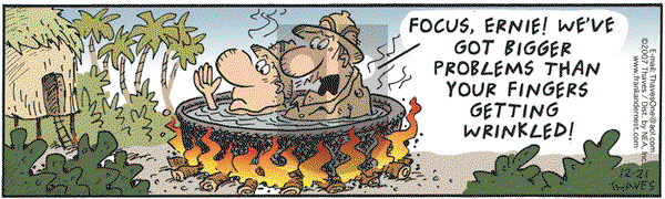 Frank and Ernest on Friday December 21, 2007 Comic Strip