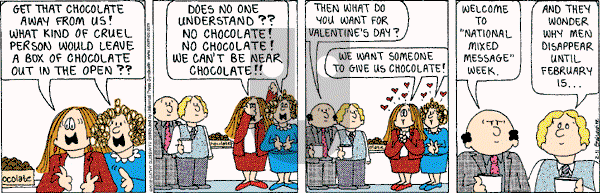Cathy Classics - Monday February 11, 2002 Comic Strip