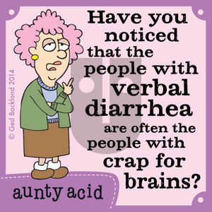 Aunty Acid on Sunday February 16, 2014 Comic Strip
