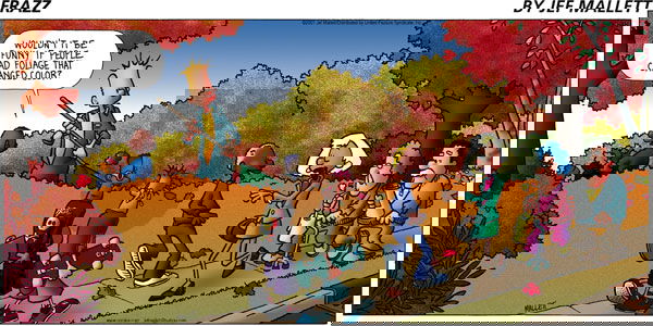 Frazz on Sunday October 28, 2001 Comic Strip