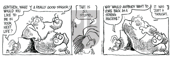 The Grizzwells on Thursday January 7, 1999 Comic Strip