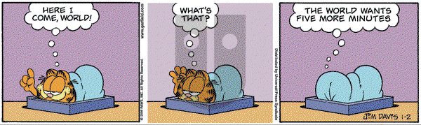 Garfield on Monday January 2, 2006 Comic Strip