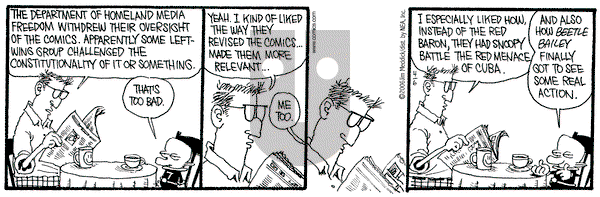 Monty on Friday April 7, 2006 Comic Strip