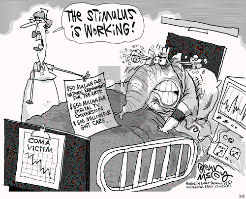 Glenn McCoy on Friday February 6, 2009 Comic Strip