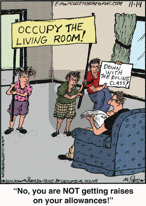 Close to Home on Monday November 14, 2011 Comic Strip