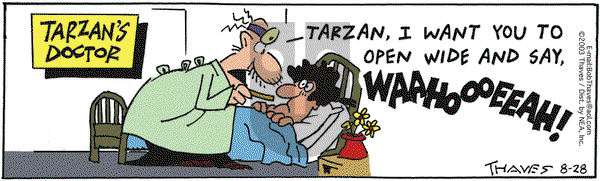Frank and Ernest on Thursday August 28, 2003 Comic Strip