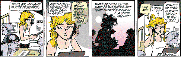 Doonesbury on Wednesday January 28, 2004 Comic Strip