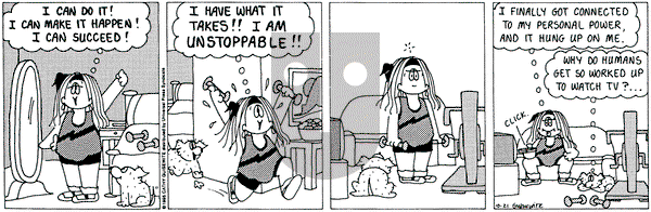 Cathy Classics on Saturday October 21, 1995 Comic Strip
