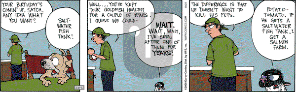 Get Fuzzy on Monday October 27, 2008 Comic Strip