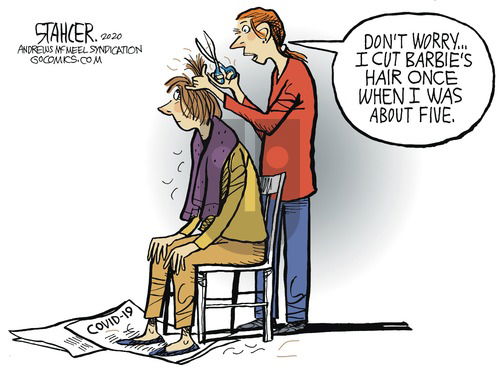 Jeff Stahler on Sunday April 19, 2020 Comic Strip