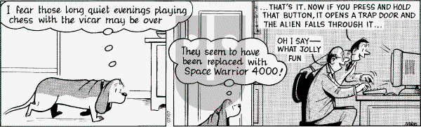 Fred Basset on Monday July 7, 2003 Comic Strip