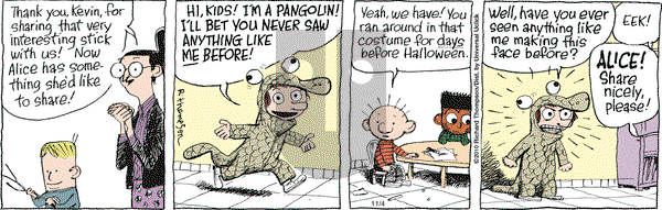 Cul de Sac on Wednesday November 4, 2015 Comic Strip