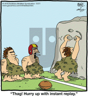 In the Bleachers on Friday December 21, 2018 Comic Strip