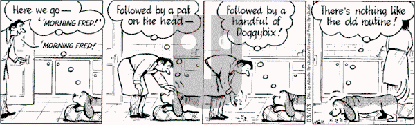 Fred Basset on Monday March 3, 2008 Comic Strip