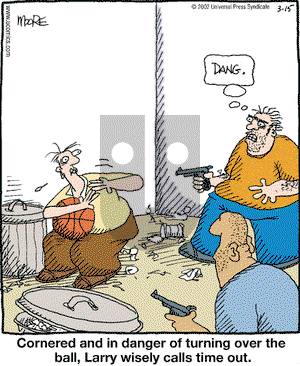 In the Bleachers on Friday March 15, 2002 Comic Strip