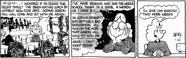 Luann on Tuesday January 26, 1993 Comic Strip