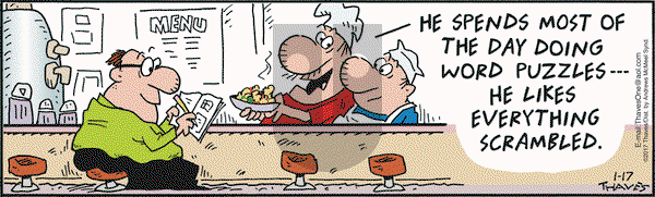 Frank and Ernest on Tuesday January 17, 2017 Comic Strip