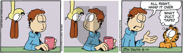 Garfield - Tuesday August 14, 2007 Comic Strip
