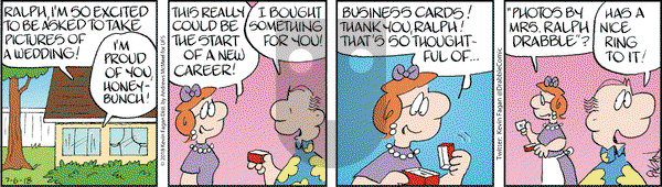 Drabble on Friday July 6, 2018 Comic Strip