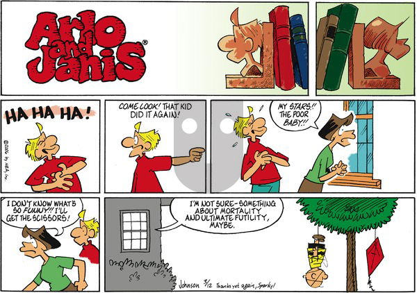 Arlo and Janis on Sunday March 12, 2006 Comic Strip