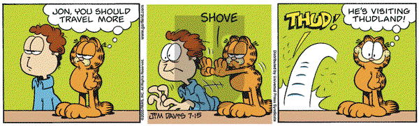 Garfield on Friday July 15, 2005 Comic Strip